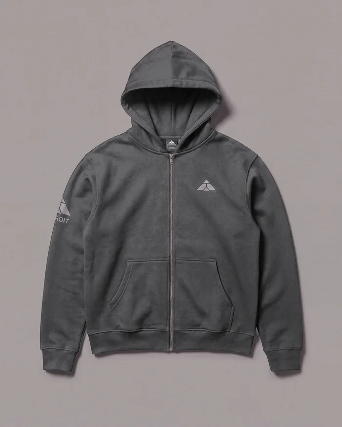 Tuition in charcoal heather, laid flat from the front