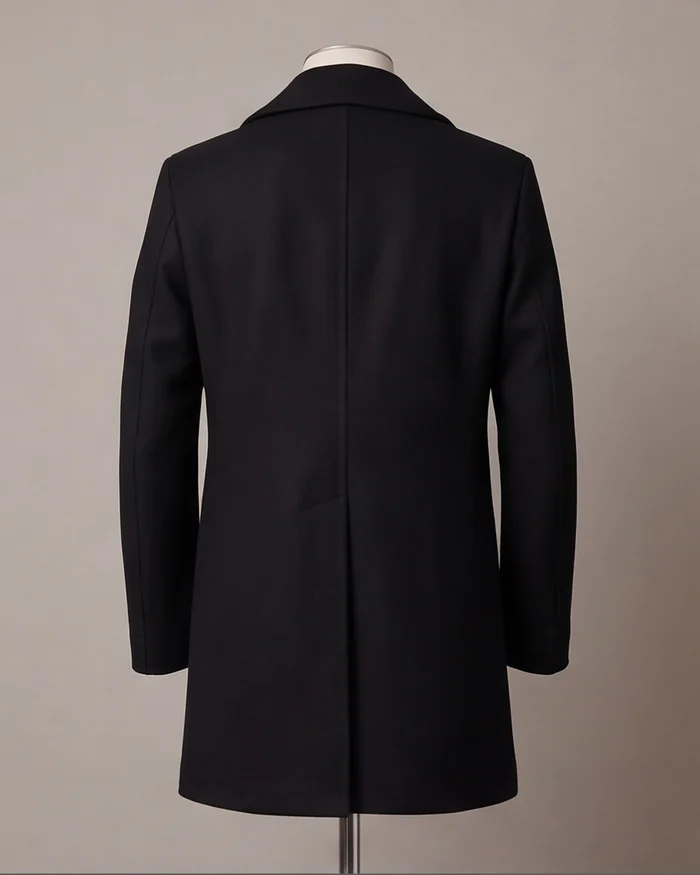 The Pea Coat: the clean back