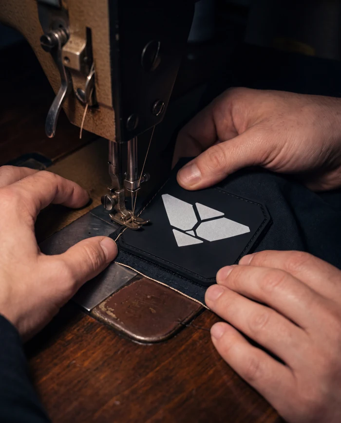 The Mark: making study, sewing the edge
