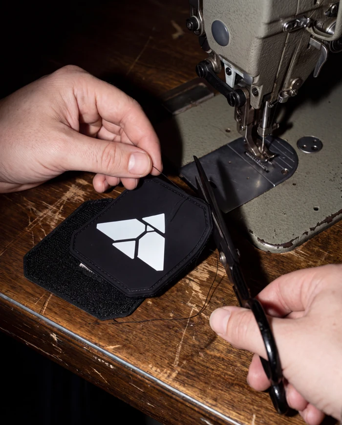 The Mark: making study, trimming and finishing the patch